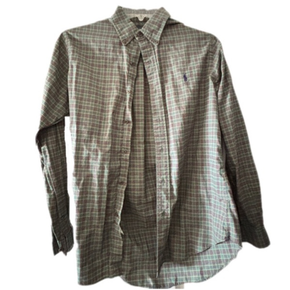 Polo Men's Plaid Dress Shirt